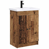 vidaXL Badkamermeubel Set Wit 56 x 37,5 x 81 cm Bewerkt hout