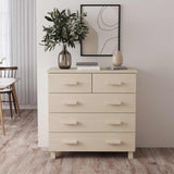 vidaXL Sideboard HAMAR 79x40x80 cm solid pine honey brown