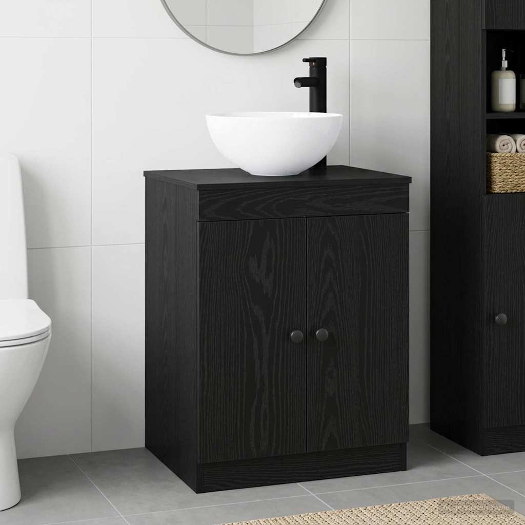vidaXL Badkamermeubel Set Wit Bewerkt hout
