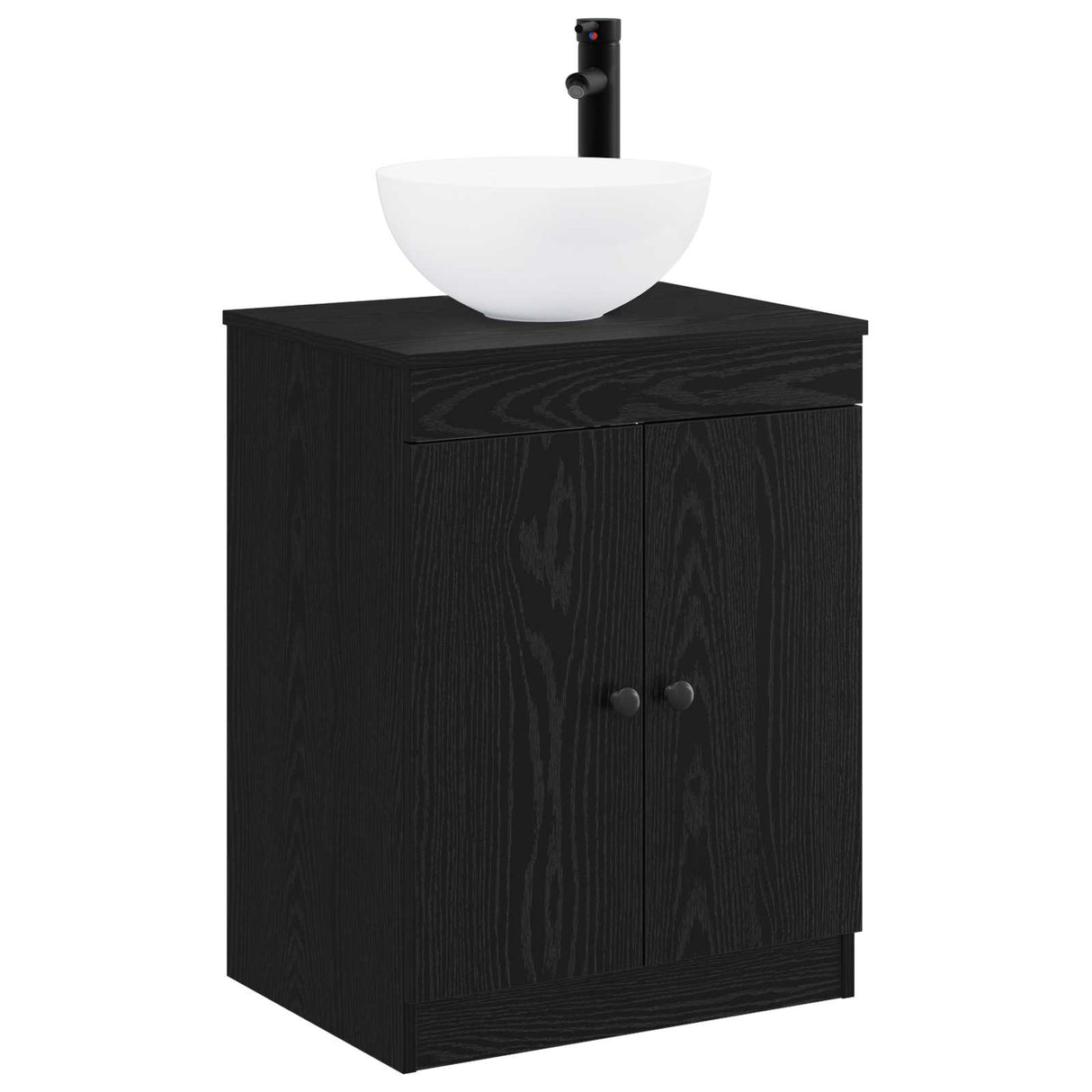 vidaXL Badkamermeubel Set Wit Bewerkt hout