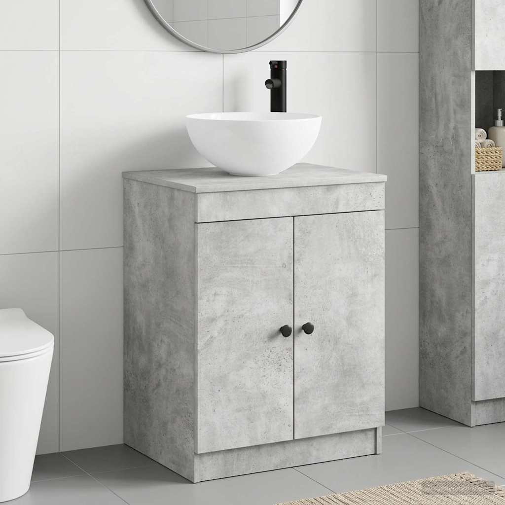 vidaXL Badkamermeubel Set Wit Bewerkt hout