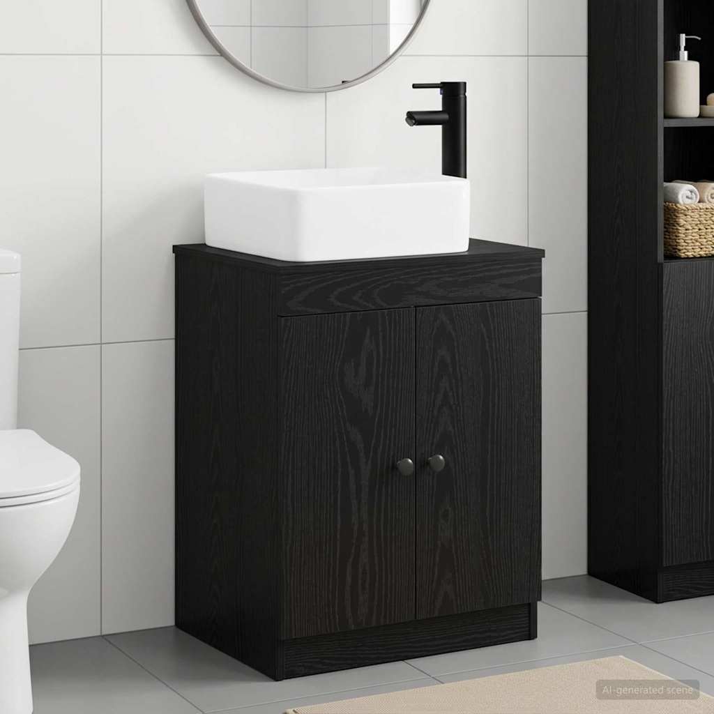 vidaXL Bathroom Furniture Set White Engineered Wood