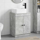 vidaXL Bathroom Furniture Set White Engineered Wood