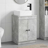 vidaXL Bathroom Furniture Set White Engineered Wood