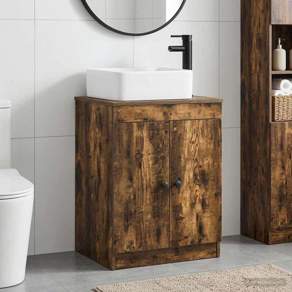 vidaXL Bathroom Furniture Set White Engineered Wood