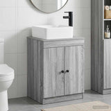 vidaXL Bathroom Furniture Set White Engineered Wood