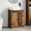 vidaXL Bathroom Furniture Set White Engineered Wood