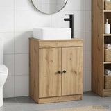 vidaXL Bathroom Furniture Set White Engineered Wood