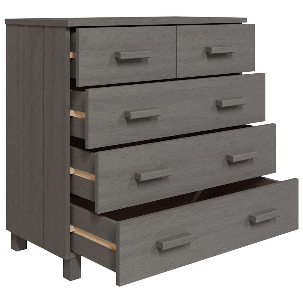 vidaXL Sideboard HAMAR 79x40x80 cm solid pine honey brown