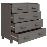 vidaXL Sideboard HAMAR 79x40x80 cm solid pine honey brown