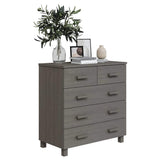 vidaXL Sideboard HAMAR 79x40x80 cm solid pine honey brown