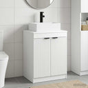 vidaXL Bathroom Vanity Set White Engineered Wood