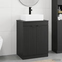 vidaXL Bathroom Vanity Set White Engineered Wood