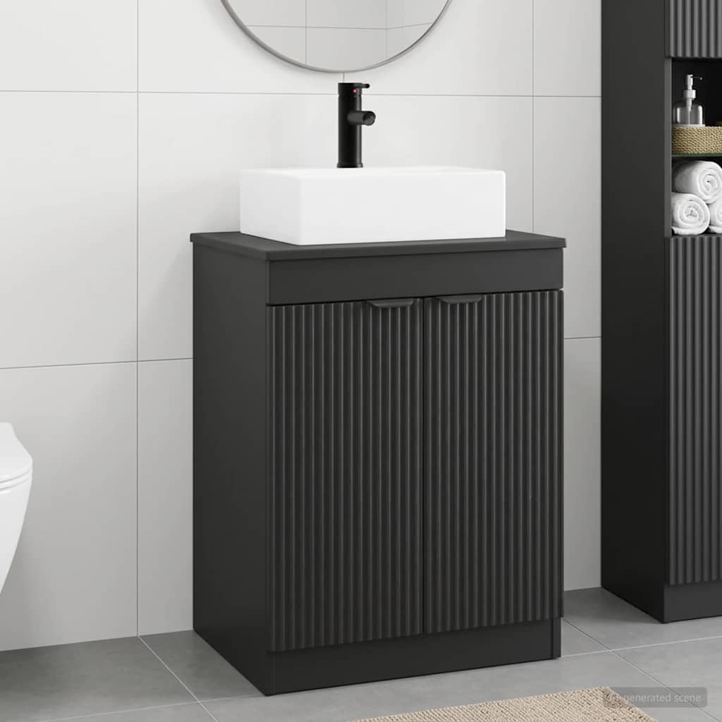 vidaXL Bathroom Vanity Set White Engineered Wood