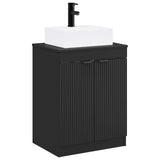 vidaXL Bathroom Vanity Set White Engineered Wood