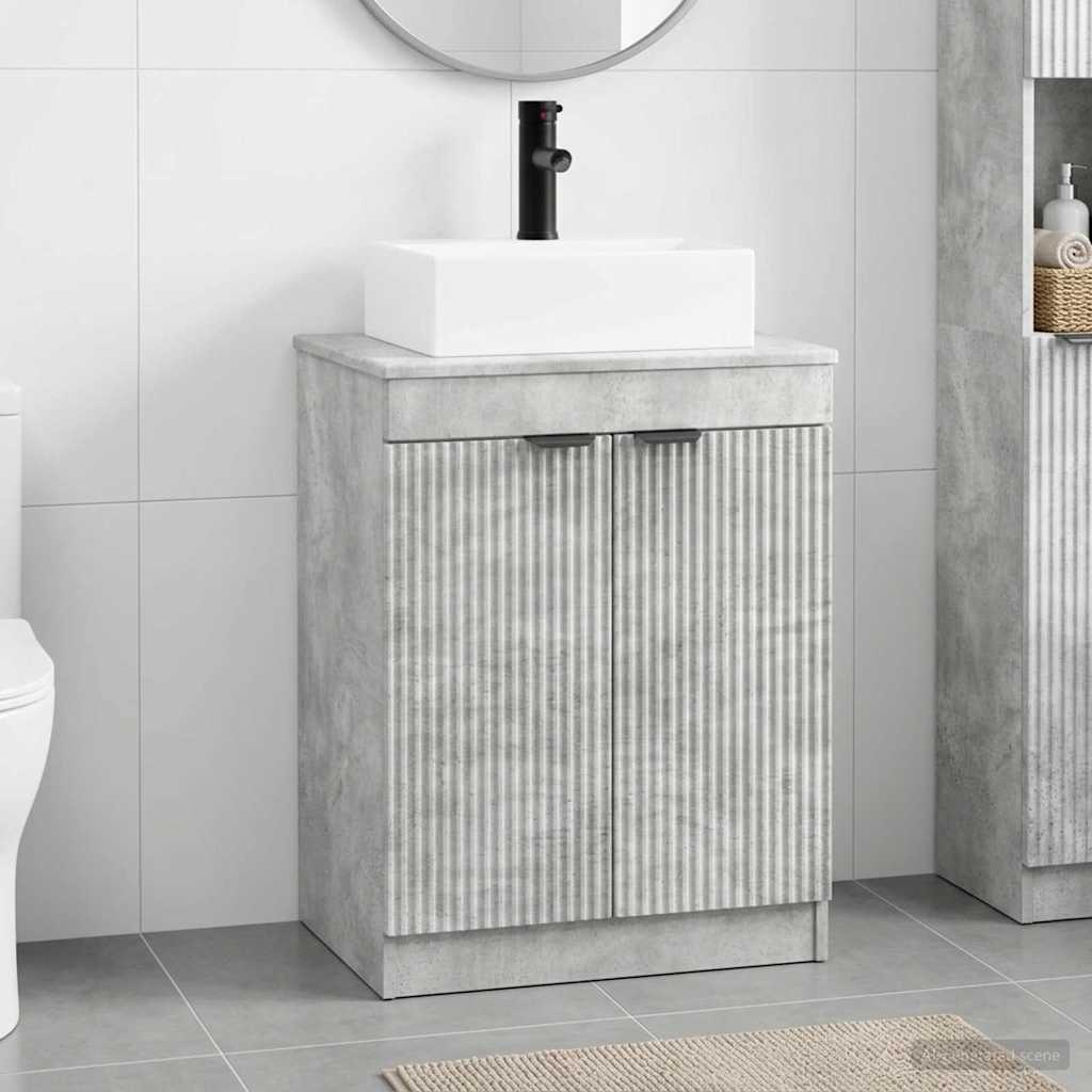 vidaXL Bathroom Vanity Set White Engineered Wood
