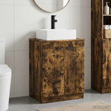 vidaXL Bathroom Vanity Set White Engineered Wood
