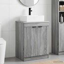 vidaXL Bathroom Vanity Set White Engineered Wood