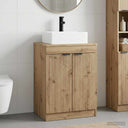 vidaXL Bathroom Vanity Set White Engineered Wood