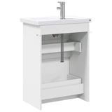 vidaXL Badkamermeubel Set Wit 61 x 40 x 84,5 cm Bewerkt hout