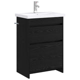 vidaXL Badkamermeubel Set Wit 61 x 40 x 84,5 cm Bewerkt hout