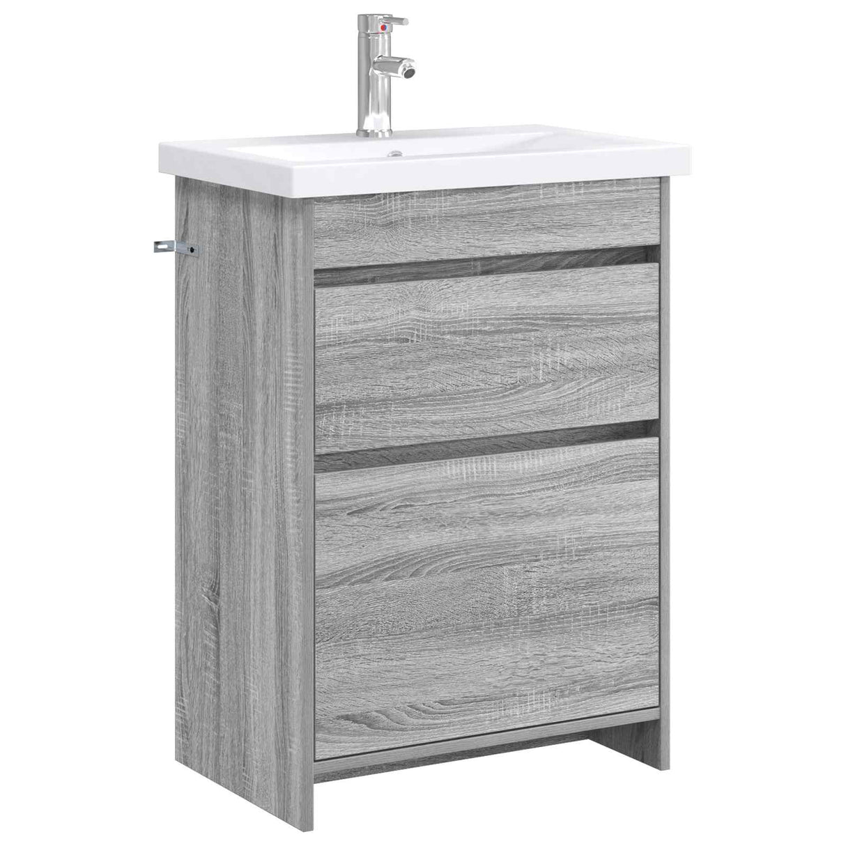 vidaXL Badkamermeubel Set Wit 61 x 40 x 84,5 cm Bewerkt hout