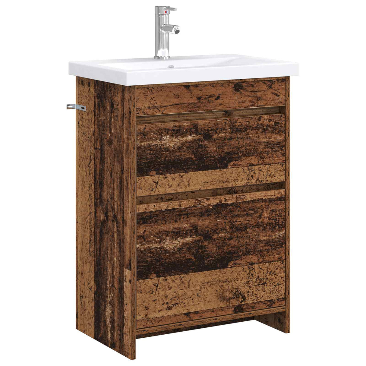 vidaXL Badkamermeubel Set Wit 61 x 40 x 84,5 cm Bewerkt hout