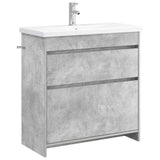 vidaXL Badkamermeubel Set Wit 61 x 40 x 84,5 cm Bewerkt hout