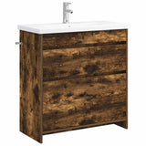 vidaXL Badkamermeubel Set Wit 61 x 40 x 84,5 cm Bewerkt hout
