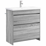 vidaXL Badkamermeubel Set Wit 61 x 40 x 84,5 cm Bewerkt hout