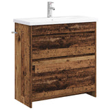 vidaXL Badkamermeubel Set Wit 61 x 40 x 84,5 cm Bewerkt hout
