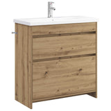 vidaXL Badkamermeubel Set Wit 61 x 40 x 84,5 cm Bewerkt hout
