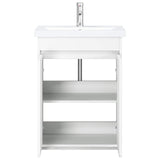 vidaXL Badkamermeubel Set Wit 61 x 40 x 84,5 cm Bewerkt hout