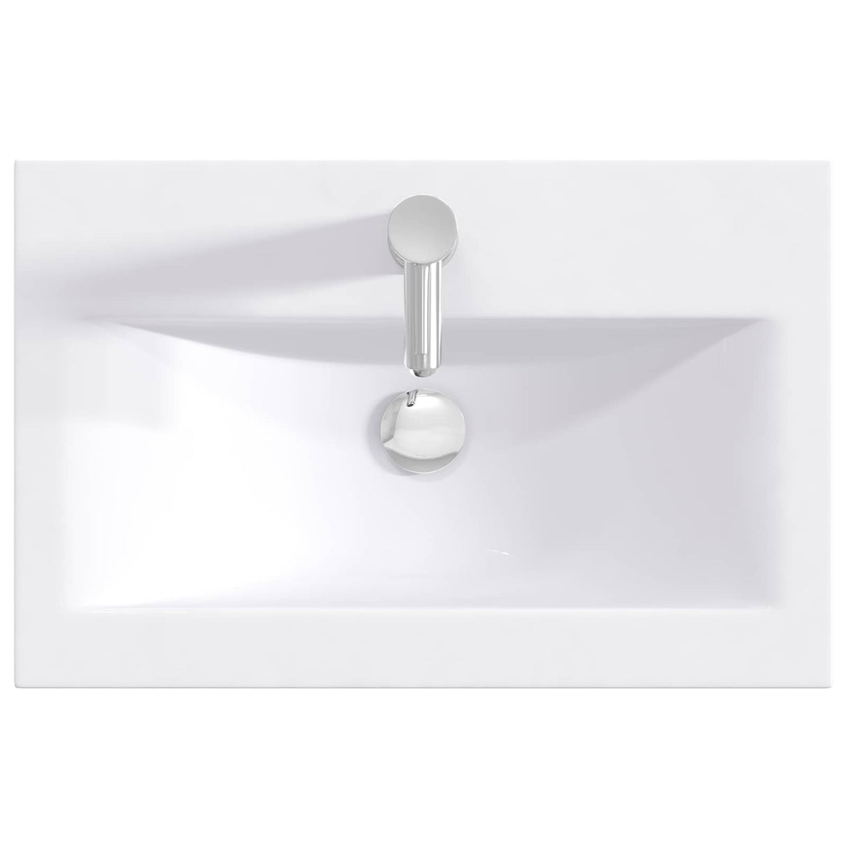 vidaXL Badkamermeubel Set Wit 61 x 40 x 84,5 cm Bewerkt hout