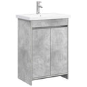vidaXL Badkamermeubel Set Wit 61 x 40 x 84,5 cm Bewerkt hout