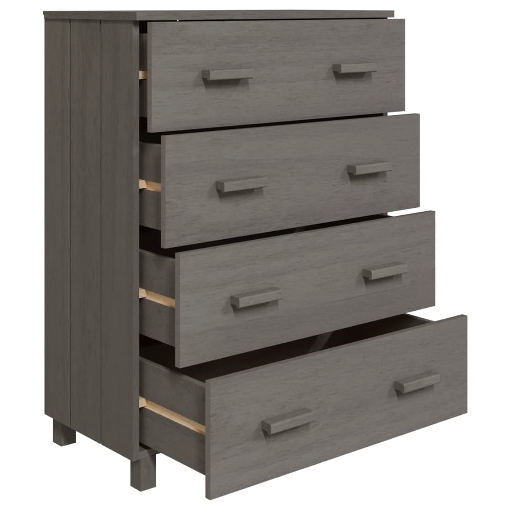 vidaXL Sideboard HAMAR 79x40x103.5 cm solid pine honey brown