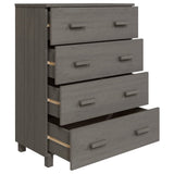 vidaXL Sideboard HAMAR 79x40x103.5 cm solid pine honey brown