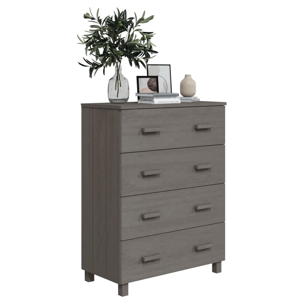 vidaXL Sideboard HAMAR 79x40x103.5 cm solid pine honey brown