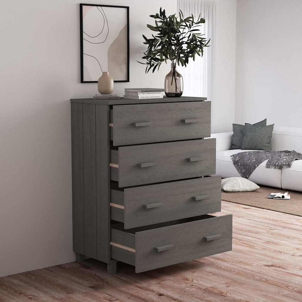 vidaXL Sideboard HAMAR 79x40x103.5 cm solid pine honey brown