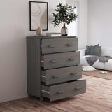 vidaXL Sideboard HAMAR 79x40x103.5 cm solid pine honey brown