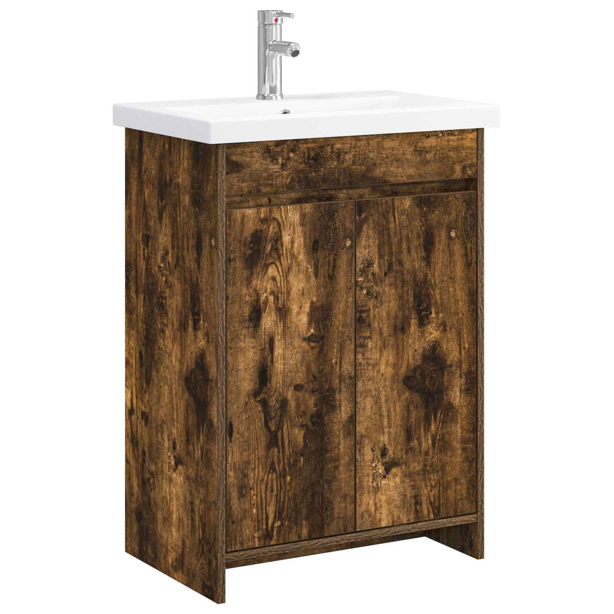 vidaXL Badkamermeubel Set Wit 61 x 40 x 84,5 cm Bewerkt hout