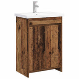 vidaXL Badkamermeubel Set Wit 61 x 40 x 84,5 cm Bewerkt hout