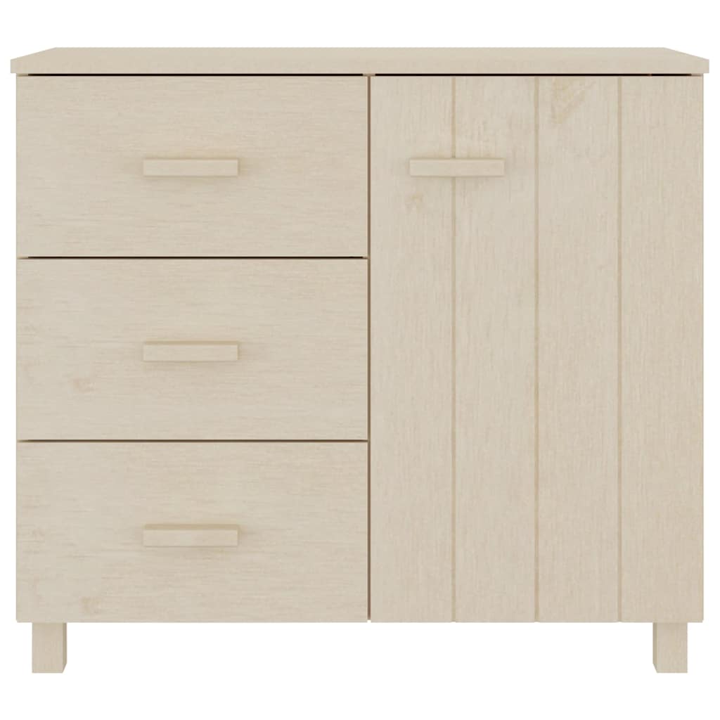 vidaXL Sideboard HAMAR 90x40x80 cm solid pine honey brown