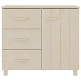 vidaXL Sideboard HAMAR 90x40x80 cm solid pine honey brown