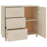 vidaXL Sideboard HAMAR 90x40x80 cm solid pine honey brown
