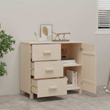 vidaXL Sideboard HAMAR 90x40x80 cm solid pine honey brown