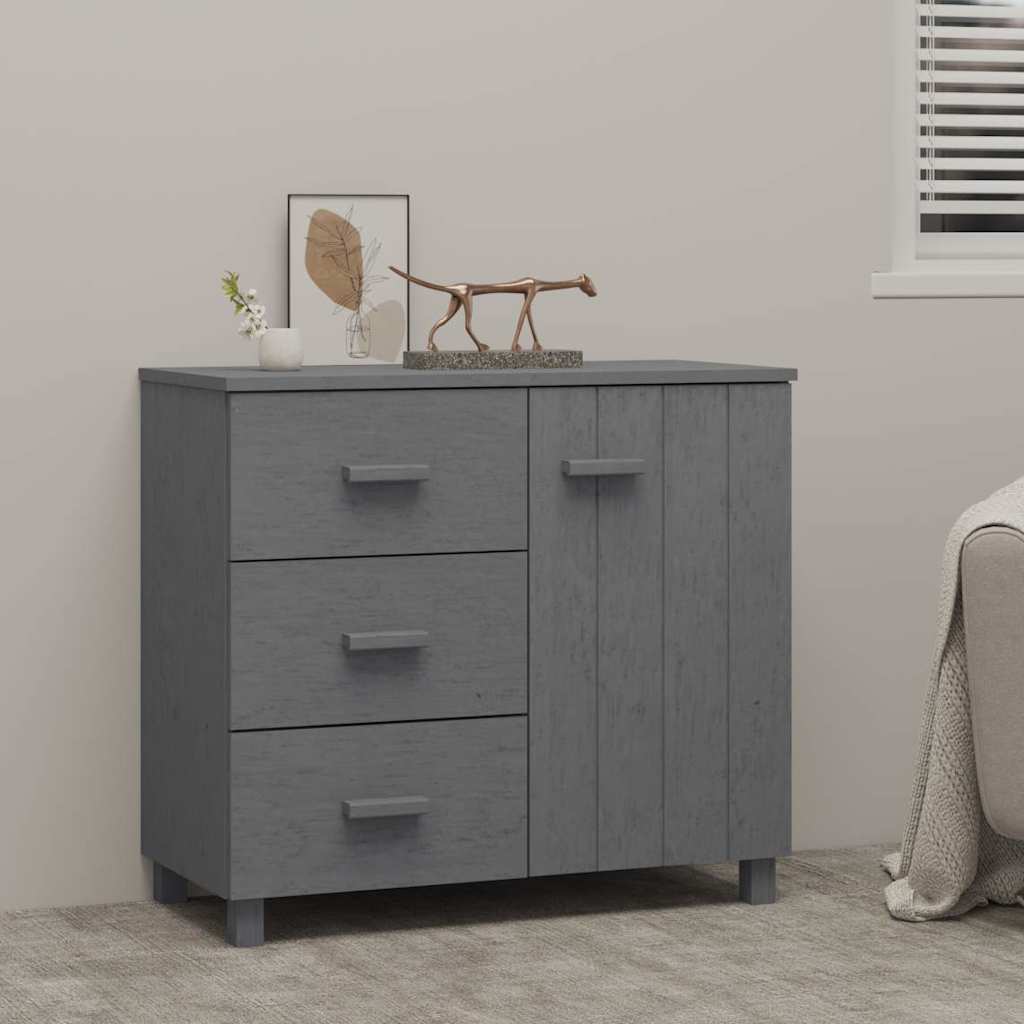 vidaXL Sideboard HAMAR 90x40x80 cm solid pine honey brown
