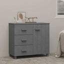 vidaXL Sideboard HAMAR 90x40x80 cm solid pine honey brown