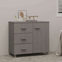 vidaXL Sideboard HAMAR 90x40x80 cm solid pine honey brown