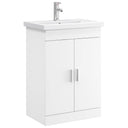 vidaXL Bathroom Cabinet Set White 61 x 40 x 84.5 cm Engineered Wood